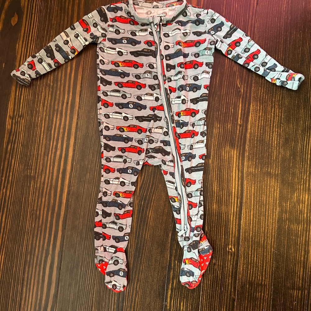 Posh peanut race car onesie
